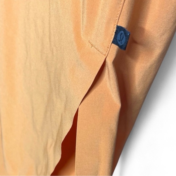 Lululemon Lab Sarala Dress In True Tangerine Size Large Sleeveless - Picture 7 of 7